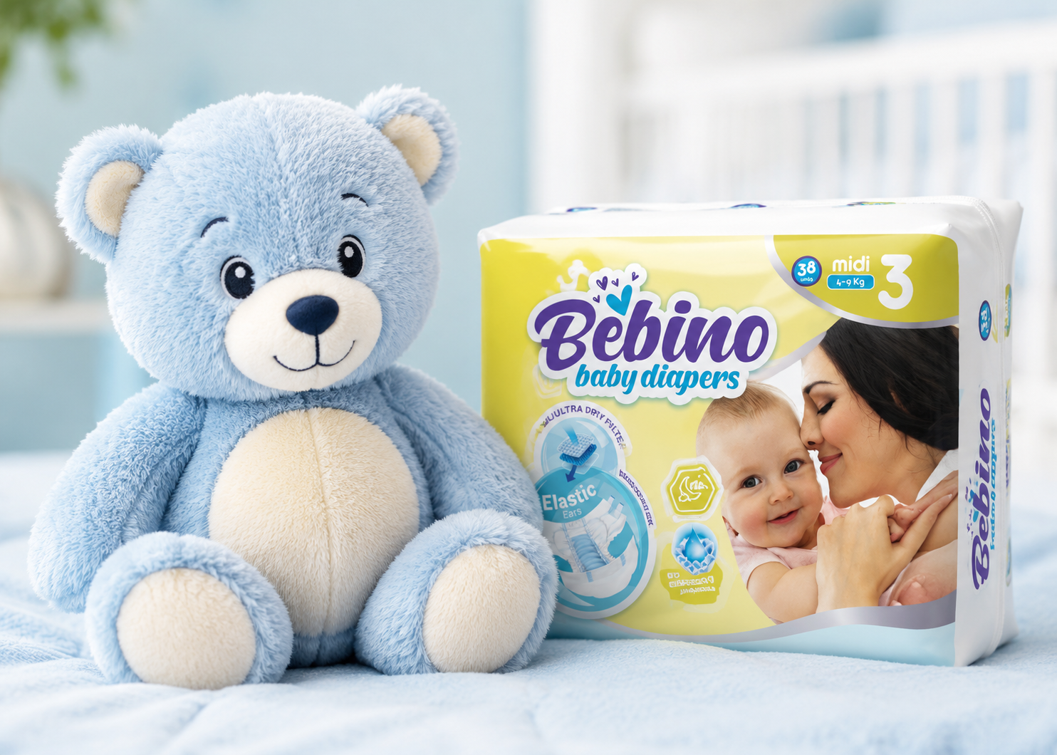 Bebino monthly pack with Bebino Bear